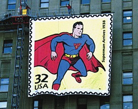 Huge example of a Tyvek signs made from authentic DuPont Tyvek Graphics material from a Tyvek banner roll.