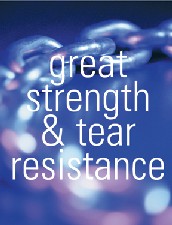 Dupont Tyvek has great strength and is tear resistant. You can buy Tyvek rolls, Tyvek sheets, Tyvek paper and more from Material Concepts, an authorized Tyvek distributor.